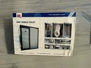 lot 1259D image: Unused IRMT Mobile Shower and Toilet Container - Great for longer term needs or new construction, Barndominiums, etc.  Very Well Built