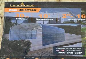 lot 1675 image: 20x20 Steel Carport with Side Walls