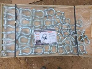 lot 1680 image: LandHonor 4.75-12T Anchor Shackle Set G209