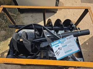 lot 1794 image: Unused Mower King Heavy Duty Skid Steer Auger Package - Model SSECAG-Y