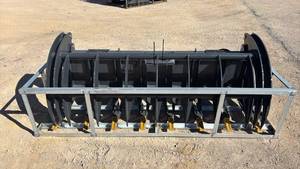 lot 1850 image: Arteer 78-inch Skid Steer Root Rake RR-78W
