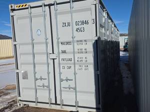 lot 28 image: 40ft High Cube Storage Container - 4 Side Doors, 1 End Door