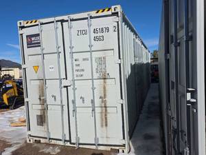 lot 32 image: 40ft High Cube Storage Container - 2 Side Doors, 1 End Door