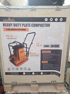 lot 2117 image: LandHero Heavy Duty Plate Compactor LDH-PC90