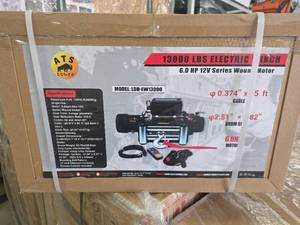 lot 2145 image: ATS Power 13000lbs Electric Winch with Remote