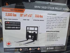 lot 2196 image: Wolverine Mini Skid Steer Pallet Fork MPF-11-2500G