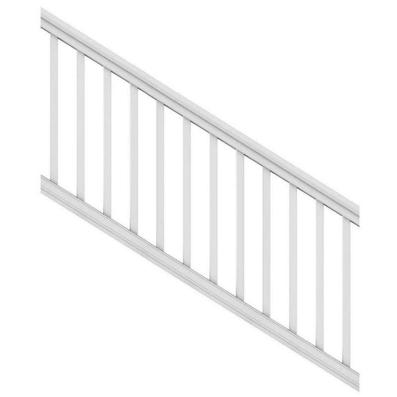 lot 2566 image: 6 Ft. X 36 In. White Pro Rail Stair Kit Ready-to-assemble Box Kits