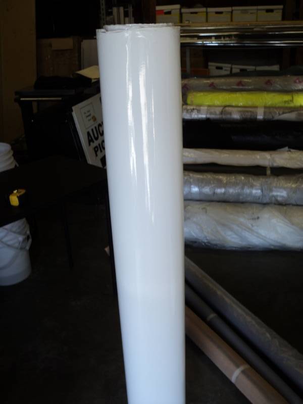 lot 2603 image: (1) roll Orafol Orajet  digital printing media