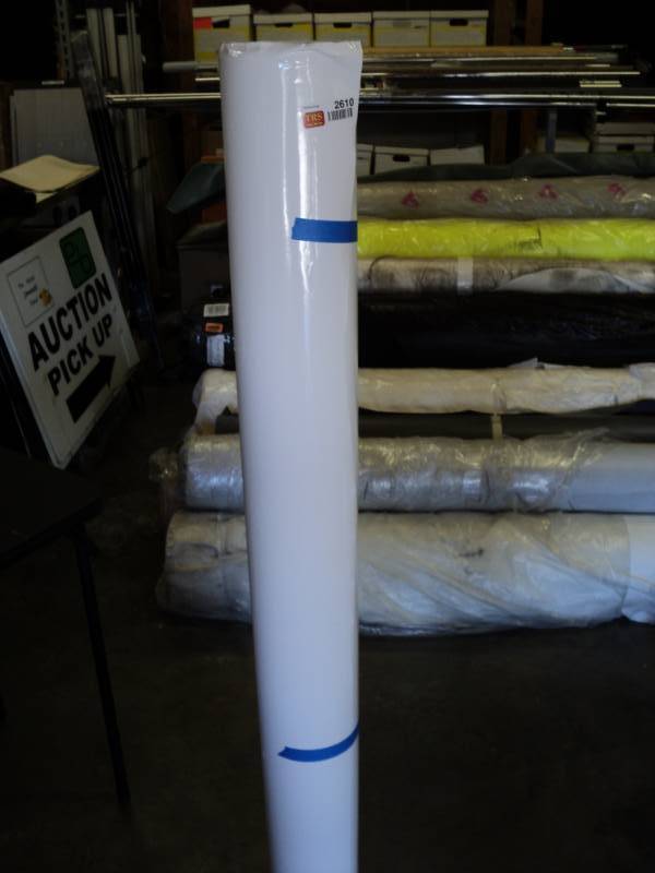 lot 2610 image: (1) roll briteline vinyl sign media