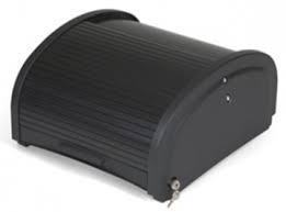 lot 1444 image: Rubbermaid Locking Security Hood RCP9T86BLA