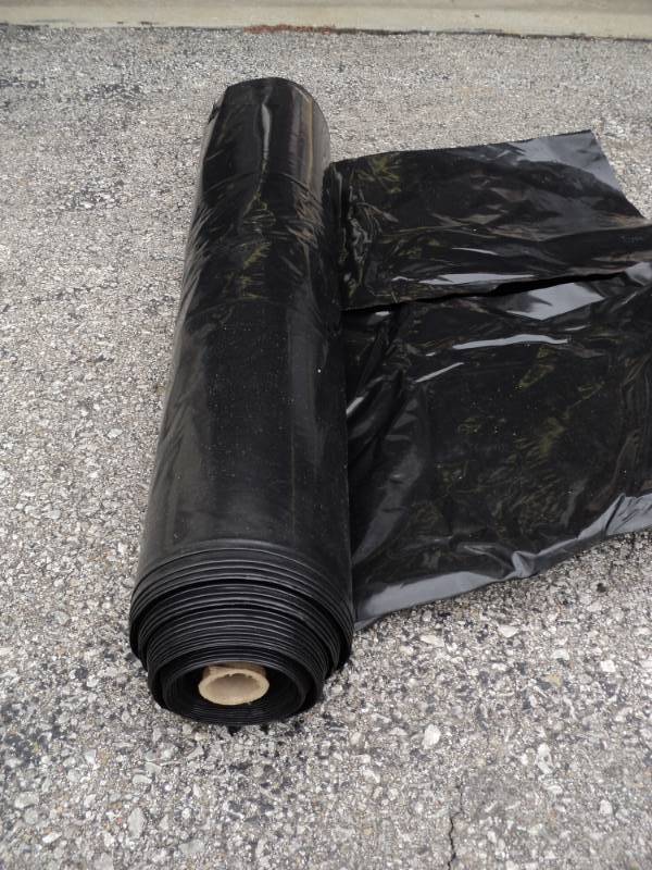 lot 2656 image: (1) roll black drop cloth