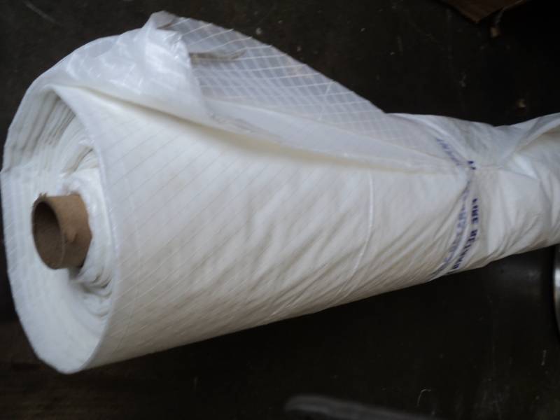 lot 2657 image: (1) roll Fire Retardant plastic