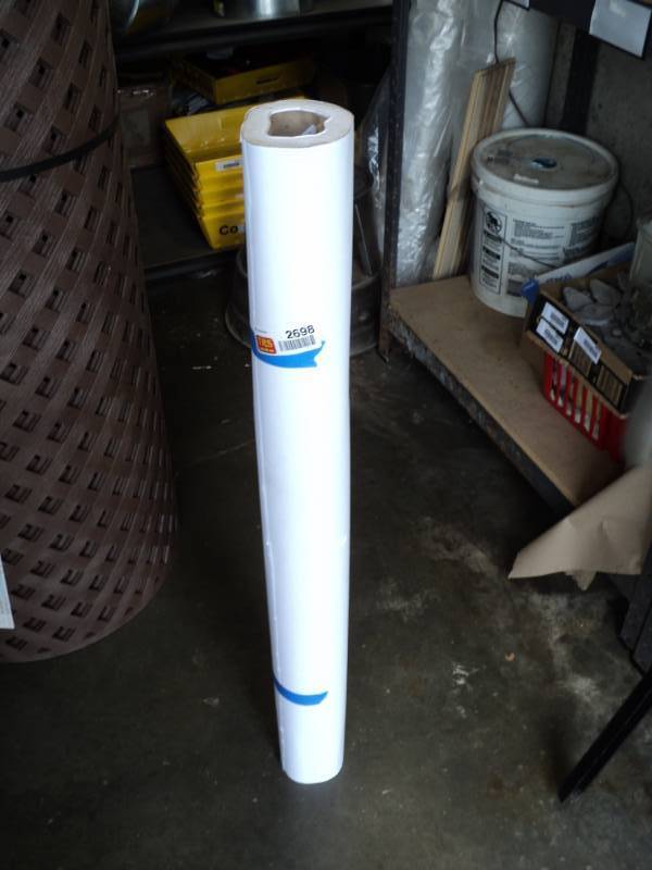 lot 2698 image: (1) roll ink jet bond paper,  20 lb,  white
