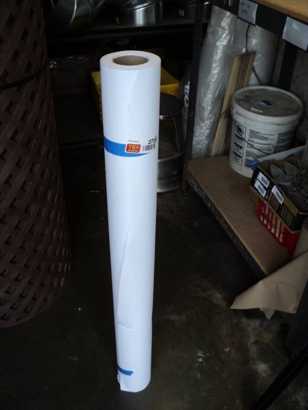 lot 2700 image: (1) roll ink jet bond paper,  20 lb,  white