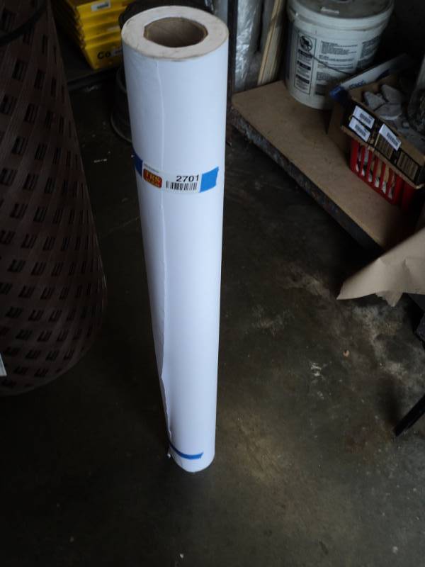 lot 2701 image: (1) roll ink jet bond paper,  20 lb,  white