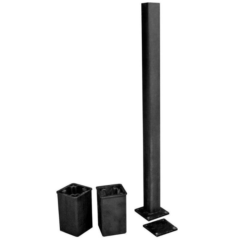 lot 2567 image: (1) metal post insert for vinyl rail,  hardware not included