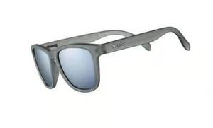 lot 6965 image: goodr Unisex Gray Frame Silver Lens Polarized Sunglasses