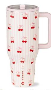 lot 6967 image: HydroJug Traveler  Leak-Proof Insulated Tumbler with Flip Straw & Cup Holder Fit Flasks Lid