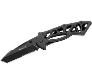 lot 6973 image: Buck Knives 870 Bones 3 Inch Folding Knife - Black