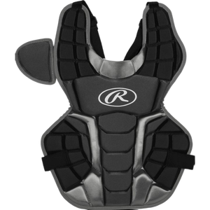 lot 13530 image: Rawlings Renegade Adult NOCSAE Baseball Protective Catchers Gear Set, Black and Silver - Retail $170