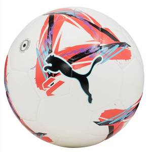lot 14025 image: Puma Orbita La Liga Soccer Ball White Fifa quality soccer ball size 5.