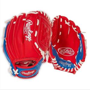 lot 14029 image: Rawlings Youth Players 9 In T-Ball Infield Glove With Ball