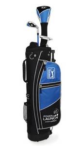 lot 6994 image: PGA Tour G1 Series Junior 6 Piece Golf Club Set  Ages 8-12  Large  Right Hand Dexterity - Retail $108