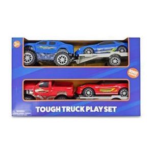 lot 66736 image: Licensed Chevrolet Tough Truck Play Set with Trailers - Retail $9