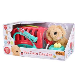 lot 66748 image: Play Pet Care Carrier Veterinary Set - Retail $19
