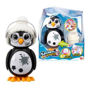 lot 66762 image: Salvaal Mini Penguin Interactive Toy - Retail $25