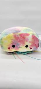 lot 66780 image: Squishmallow Rainbow Tie-Dye Plush - Retail $15