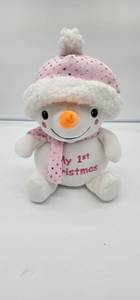 lot 66784 image: My First Christmas Snowman Plush - Retail $15