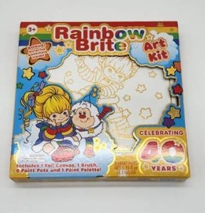 lot 66789 image: Rainbow Brite Art Kit 20th Anniversary Edition - Retail $15