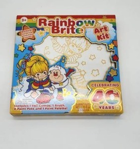 lot 66790 image: Rainbow Brite Art Kit 20th Anniversary Edition - Retail $15