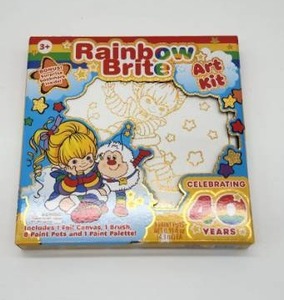 lot 66791 image: Rainbow Brite Art Kit 20th Anniversary Edition - Retail $15