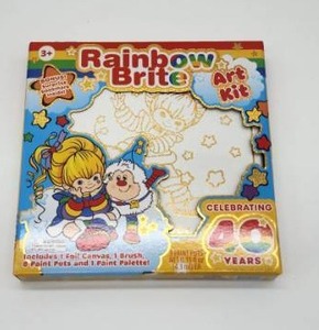 lot 66792 image: Rainbow Brite Art Kit 20th Anniversary Edition - Retail $15