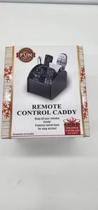 lot 66796 image: TV Remote Control Organizer with Swivel Base - Retail $12