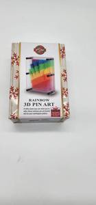 lot 66799 image: Rainbow 3D Pin Art Board - Retail $15