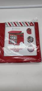 lot 66820 image: Whitmor Christmas Ornament Storage Cube - Retail $15