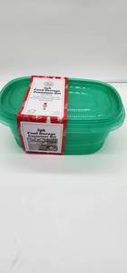 lot 66841 image: Christmas Food Storage Container Set - 2 Pack - Retail $8