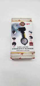 lot 66859 image: 5-in-1 Auto Emergency Hammer Tool - Retail $9
