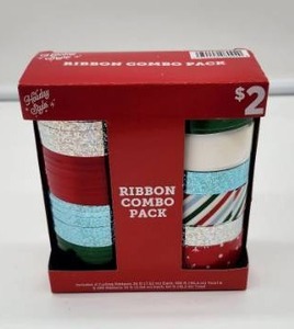 lot 66886 image: Holiday Style Ribbon Combo Pack - Retail $2