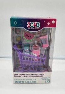lot 66888 image: 3C4G Tiny Treats Trolley Lip Gloss Set - Retail $12