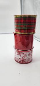 lot 66892 image: Christmas Decorative Ribbon Set - Retail $12