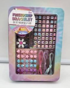 lot 66899 image: DIY Friendship Bracelet Making Kit - Retail $12
