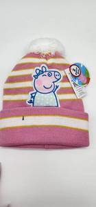 lot 66922 image: Peppa Pig Winter Hat and Mittens Set - Retail $12