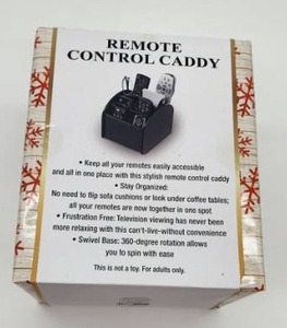 lot 66925 image: 360° Remote Control Organizer Caddy - Retail $12