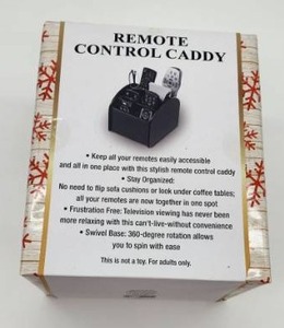 lot 66926 image: 360° Remote Control Organizer Caddy - Retail $12