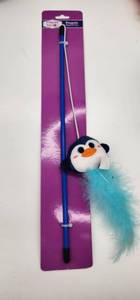 lot 66978 image: Forever Pals Penguin Wand Cat Toy  - Retail $5