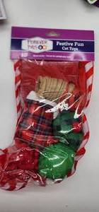 lot 66988 image: Forever Pals Holiday Cat Toy Set - Retail $8